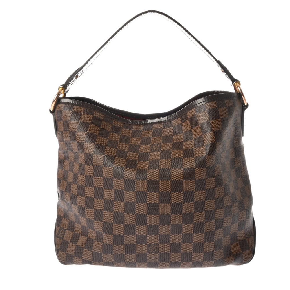 LOUIS VUITTON Authentic Brown Damier Canvas Shoulder Bag